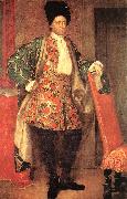 GHISLANDI, Vittore Portrait of Count Giovanni Battista Vailetti dfhj oil painting on canvas